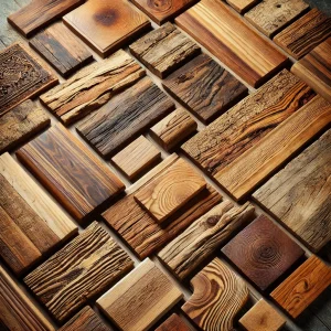 دکوراسیون با چوب بازیافت