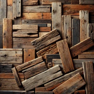 دکوراسیون با چوب بازیافت