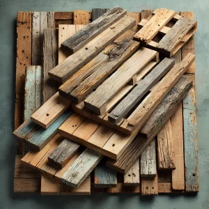 دکوراسیون با چوب بازیافت