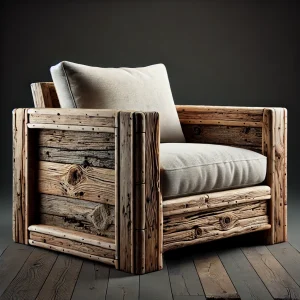 دکوراسیون با چوب بازیافت