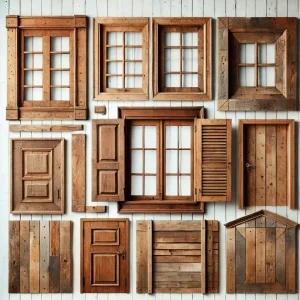 دکوراسیون با چوب بازیافت